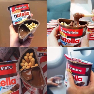 Bánh que chấm Socola Nutella 52g Mỹ - NUTELLA HAZELNUT WITH BREADSTICKS