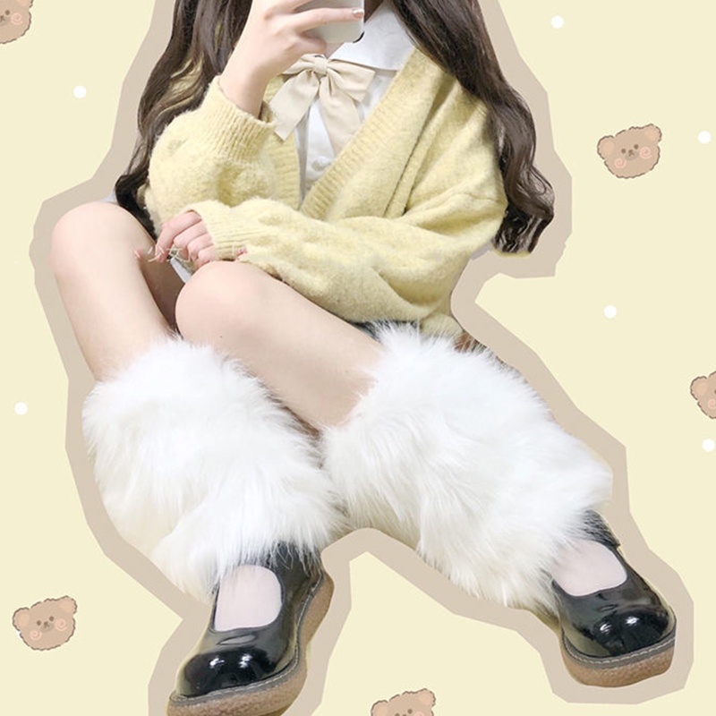 XIXI Vớ Ống Chân Lông Giả Dày Giữ Ấm Mùa Đông