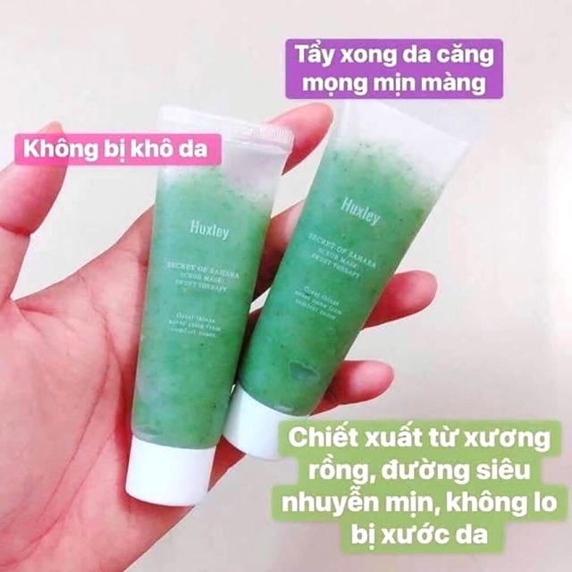 🌱TẨY DA CHẾT HUXLEY SCRUB MASK SWEET THERAPY mini ☘️