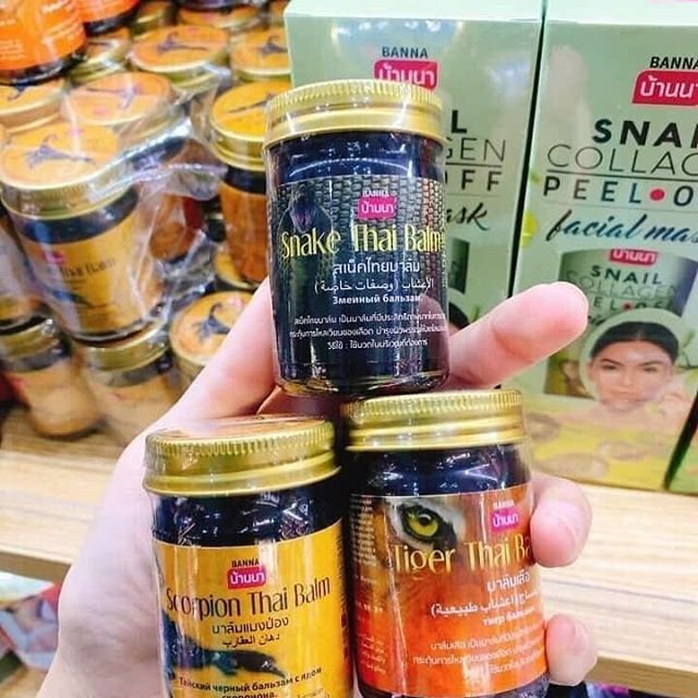 Dầu cù là xương khớp Thái lan Banna 50g