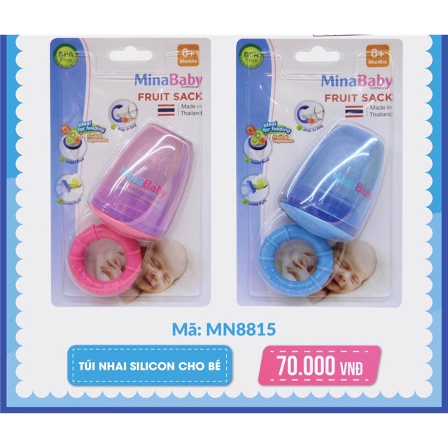 Túi nhai ăn dặm Mina Thái Lan