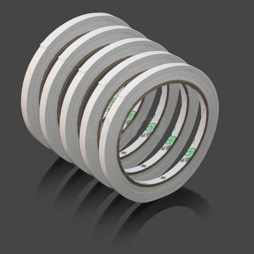 Cuộn Băng Keo Hai Mặt Màu Trắng Rộng 6mm Rộng 1 Cuộn Tiện Dụng