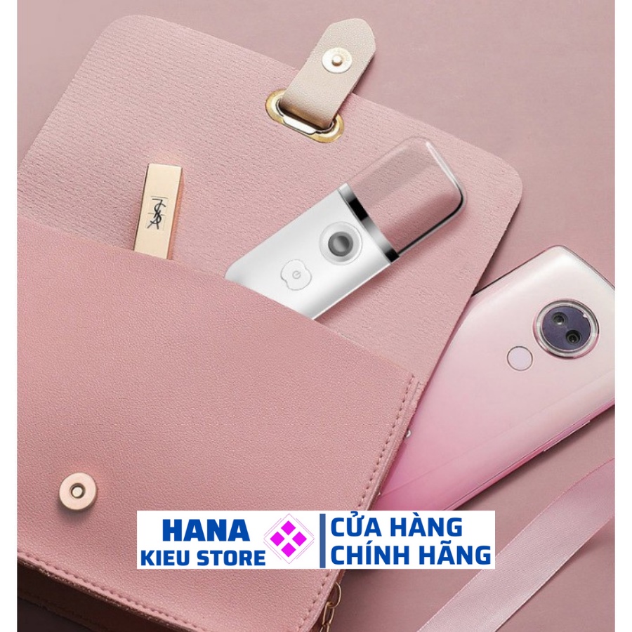 Máy phun sương xông hơi nano mini cầm tay cấp ẩm siêu tiện dụng Hana Kieu