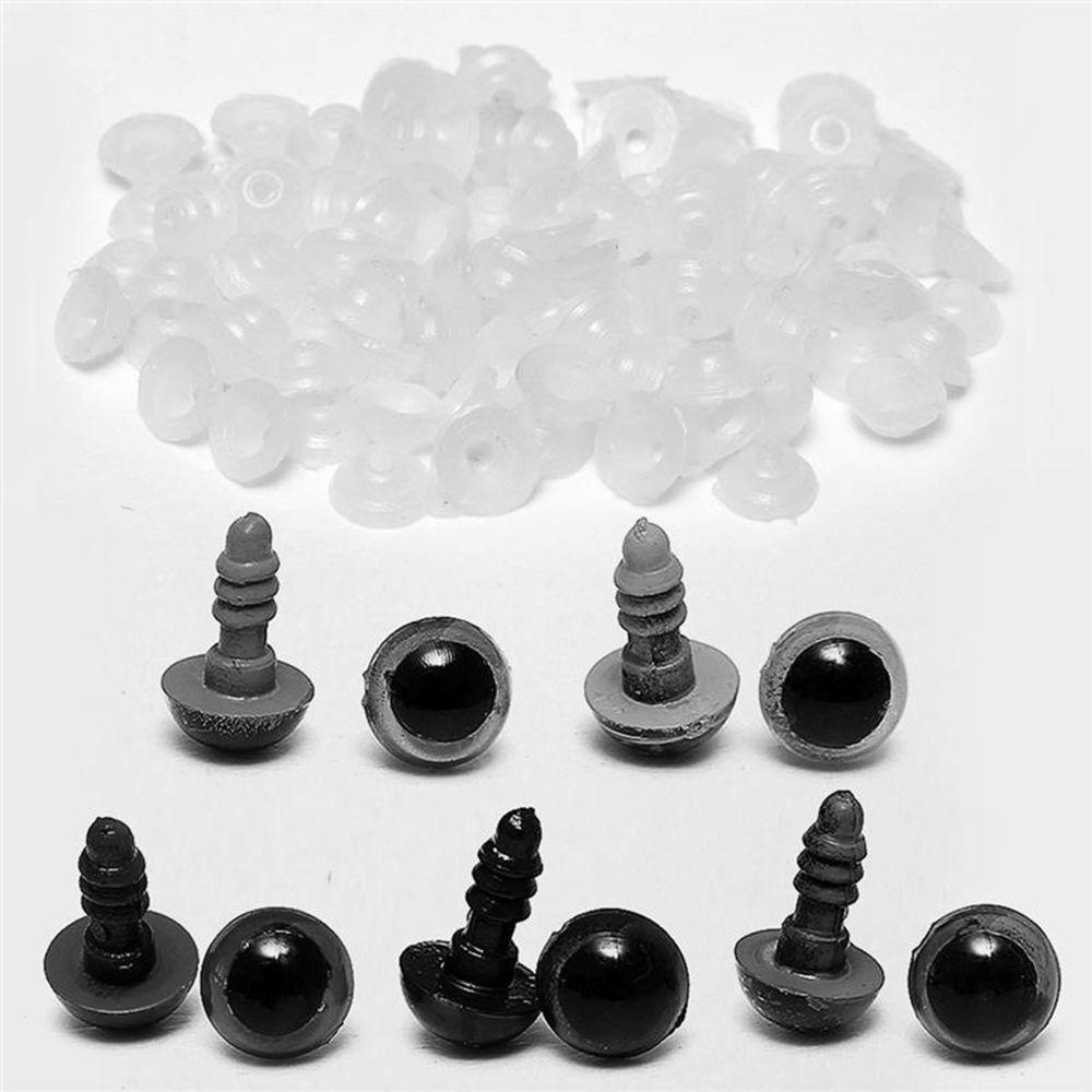Mắt Nhựa Màu Sắc Hỗn Hợp Chất Lượng Cao Kích Thước 8mm Dành Cho Búp Bê NICKOLAS