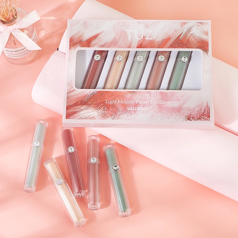 [Hàng mới về] Son kem TUZ màu nhung lì có dưỡng không phai sang trọng