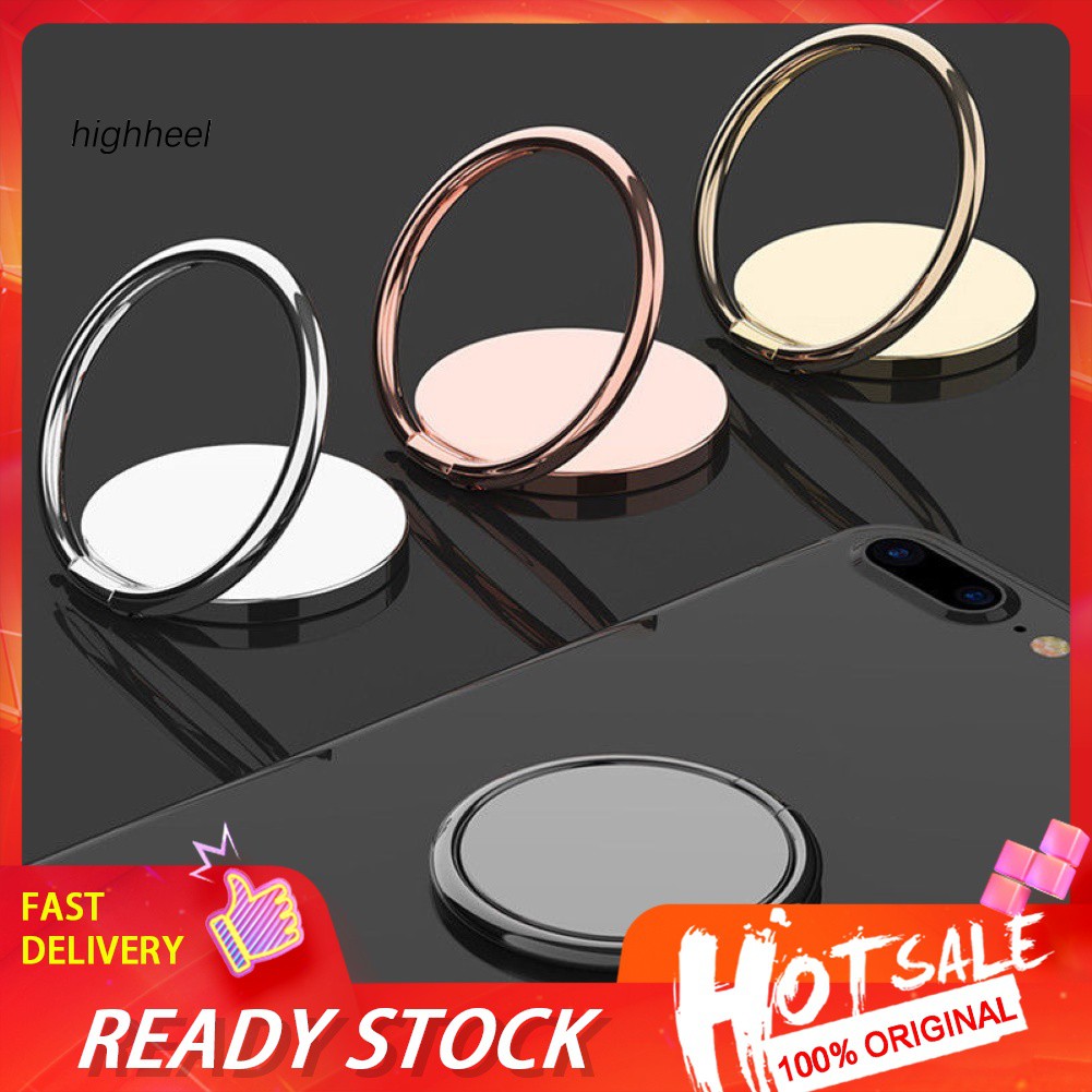 【OPHE】Metal Universal 360 Degree Rotation Adhesive Finger Ring Phone Holder Stand | BigBuy360 - bigbuy360.vn