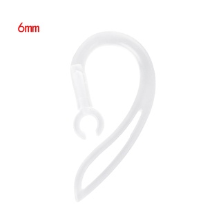 6mm Bluetooth-compatible Earphones  Soft Silicone Ear Hook  Clip