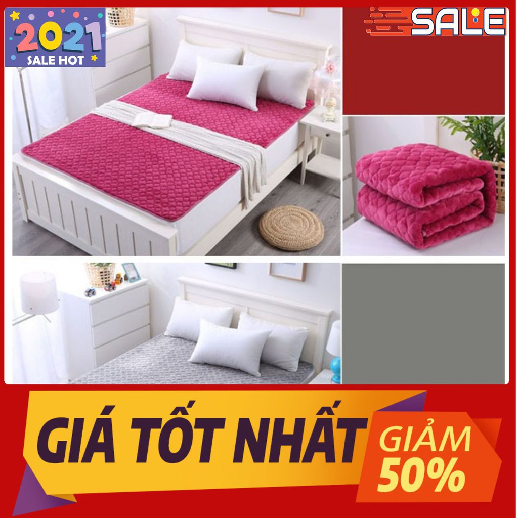 Sale Lỗ 50% Thảm nỉ nhung trải giường màu 1m6x2m