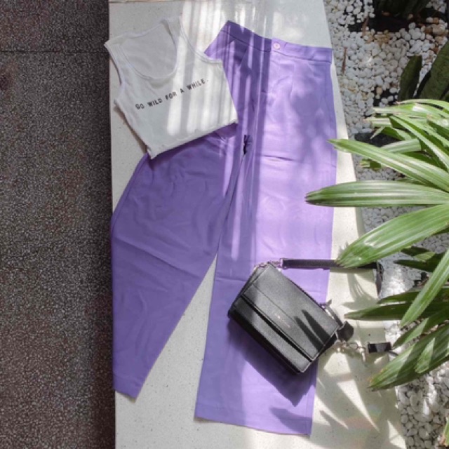 Quần Suông Cutlottes Nữ Ống Rộng Cạp Cao Trên Rốn Có Sẵn Đủ Size (ẢNH THẬT+VIDEO) | BigBuy360 - bigbuy360.vn