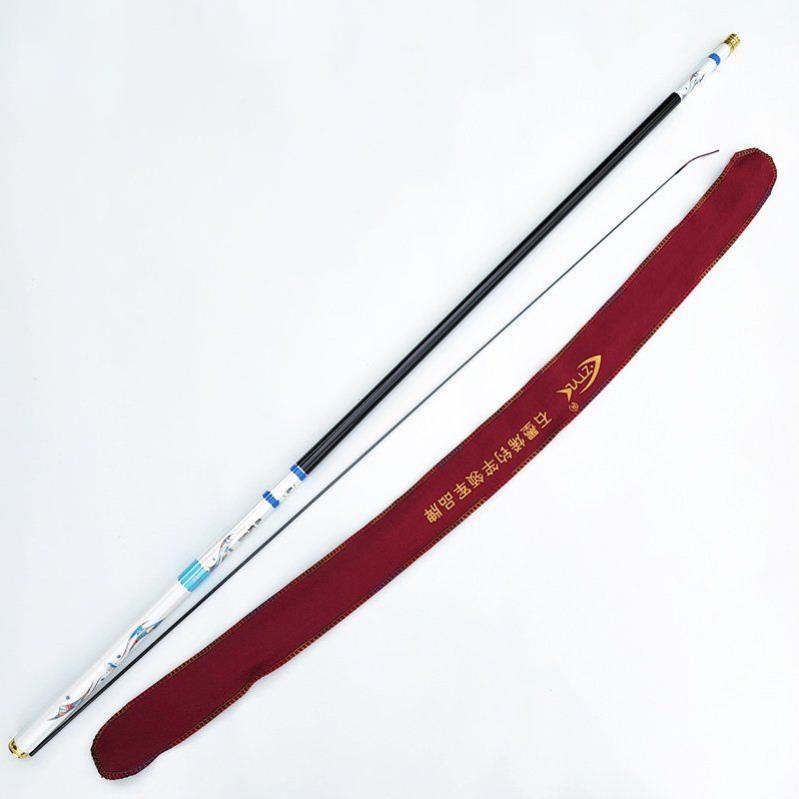 Cần câu tay Bạch Ngọc 6H phôi carbon xoắn - Tặng kèm 1 ngọn phụ