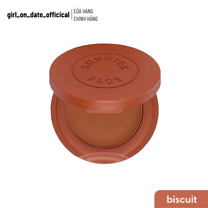 [FREE SHIP - CHÍNH HÃNG] Phấn má Sunnies Face Airblush Biscuit [Cream Blush & Cheek Tint] CÓ SẴN GIAO NGAY