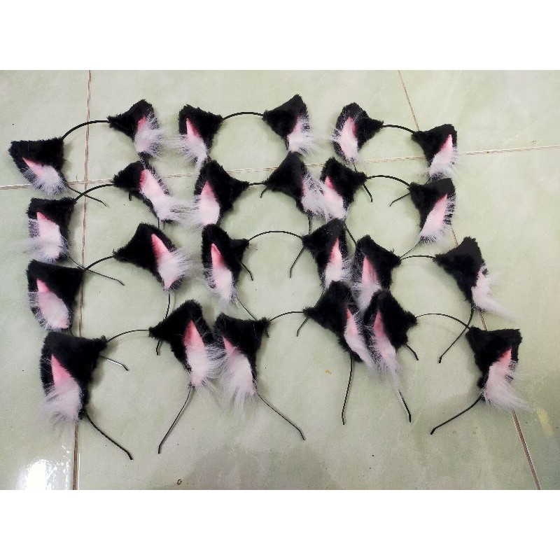 Cài tóc tai mèo handmade