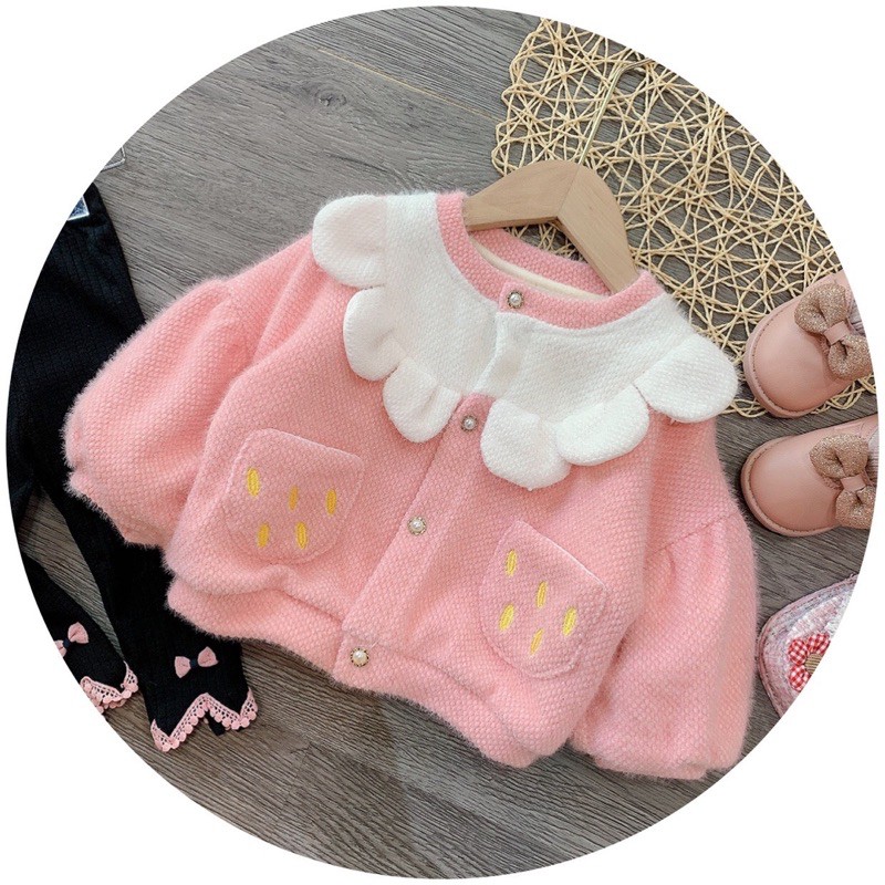 Ao khoác len lì cho bé