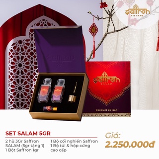 SET 5GR SAFFRON SALAM - Nhuỵ hoa nghệ tây tốt nhất thế giới