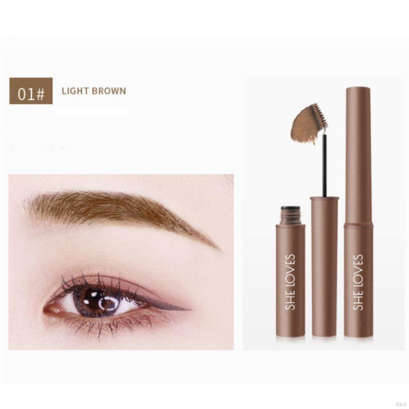 Gel nhuộm lông mày SHELOVES 3 màu chống nhòe + nước lâu trôi