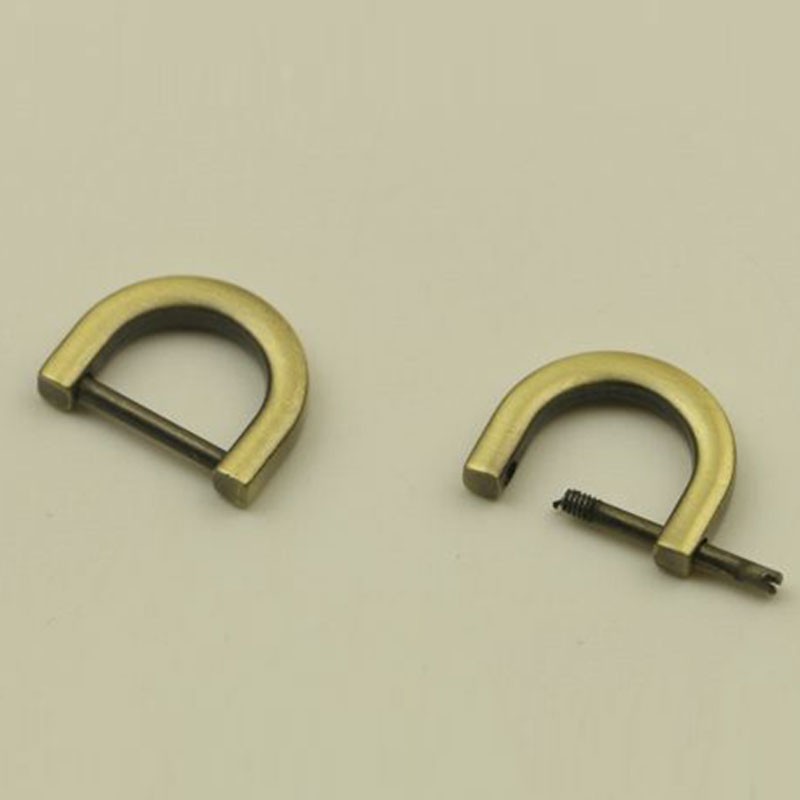 Móc Khóa Chữ D 1.2 / 1.5cm Bằng Kim Loại