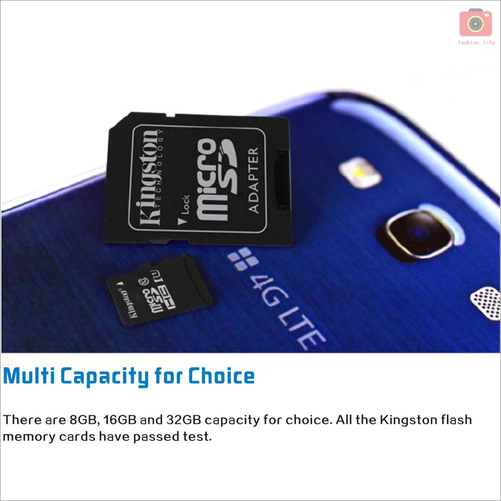 Thẻ Nhớ Kingston Class 10 8gb 16gb 32gb 64gb Microsdhc Tf 48mb / S Maximal