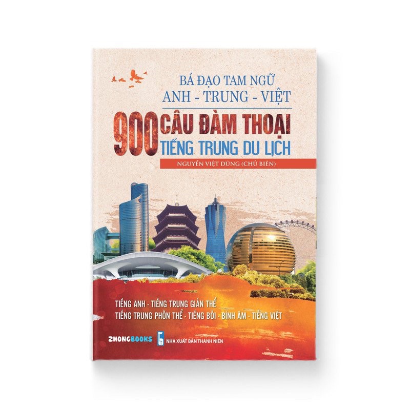 [Mã BMINCU50 giảm 50K đơn 250K] 900 câu đàm thoại tiếng trung du lịch