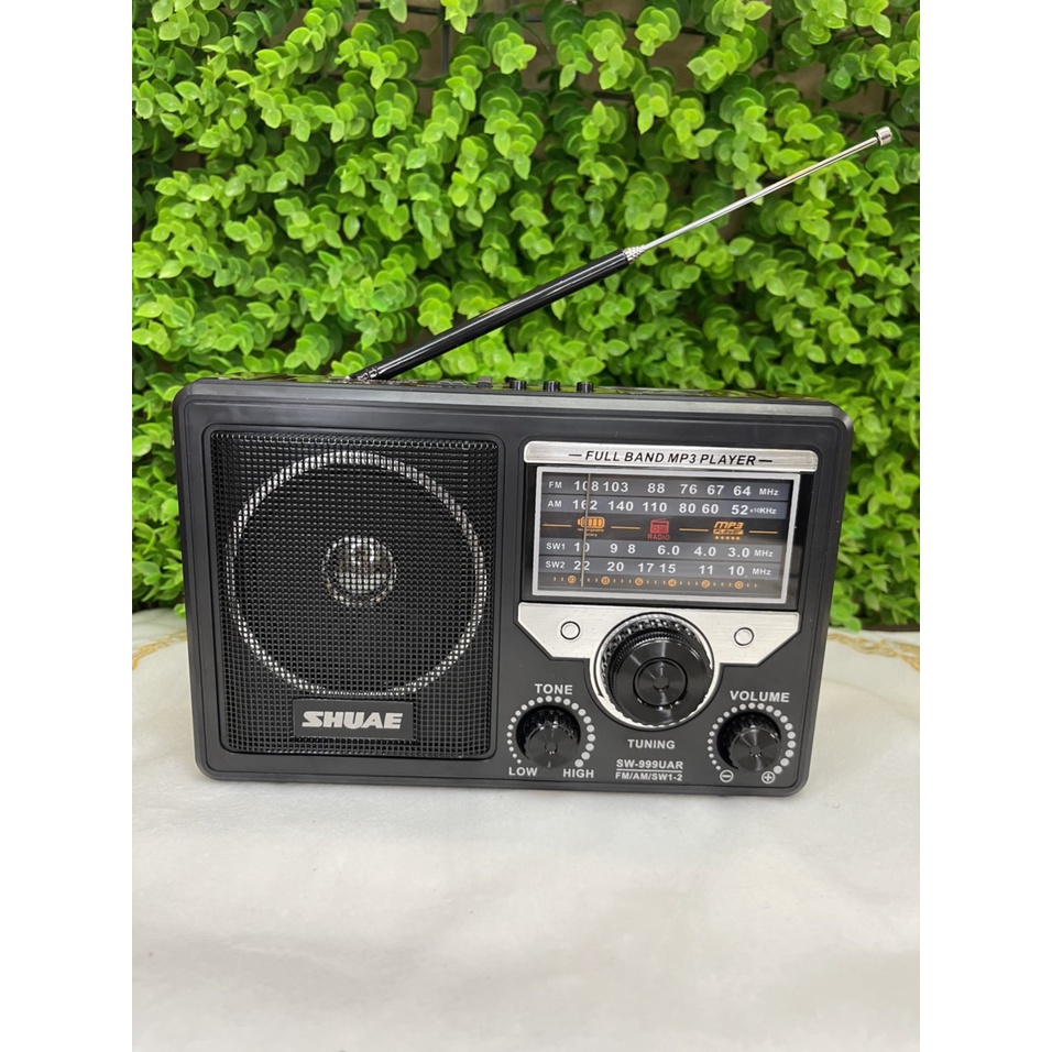 Đài Radio SONY SW-999UAR Cao Cấp. Nghe Đài Radio, FM, Dò Sóng Nhanh, Hỗ Trợ Cắm Thẻ Nhớ, Dễ Dàng Sử Dụng. Bảo Hành 12TH.