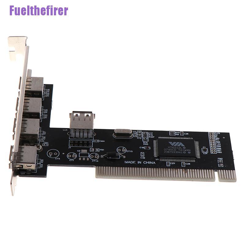 Thẻ Điều Khiển Chơi Game Pci 4 Cổng Usb 2.0 480mbps Tốc Độ Cao