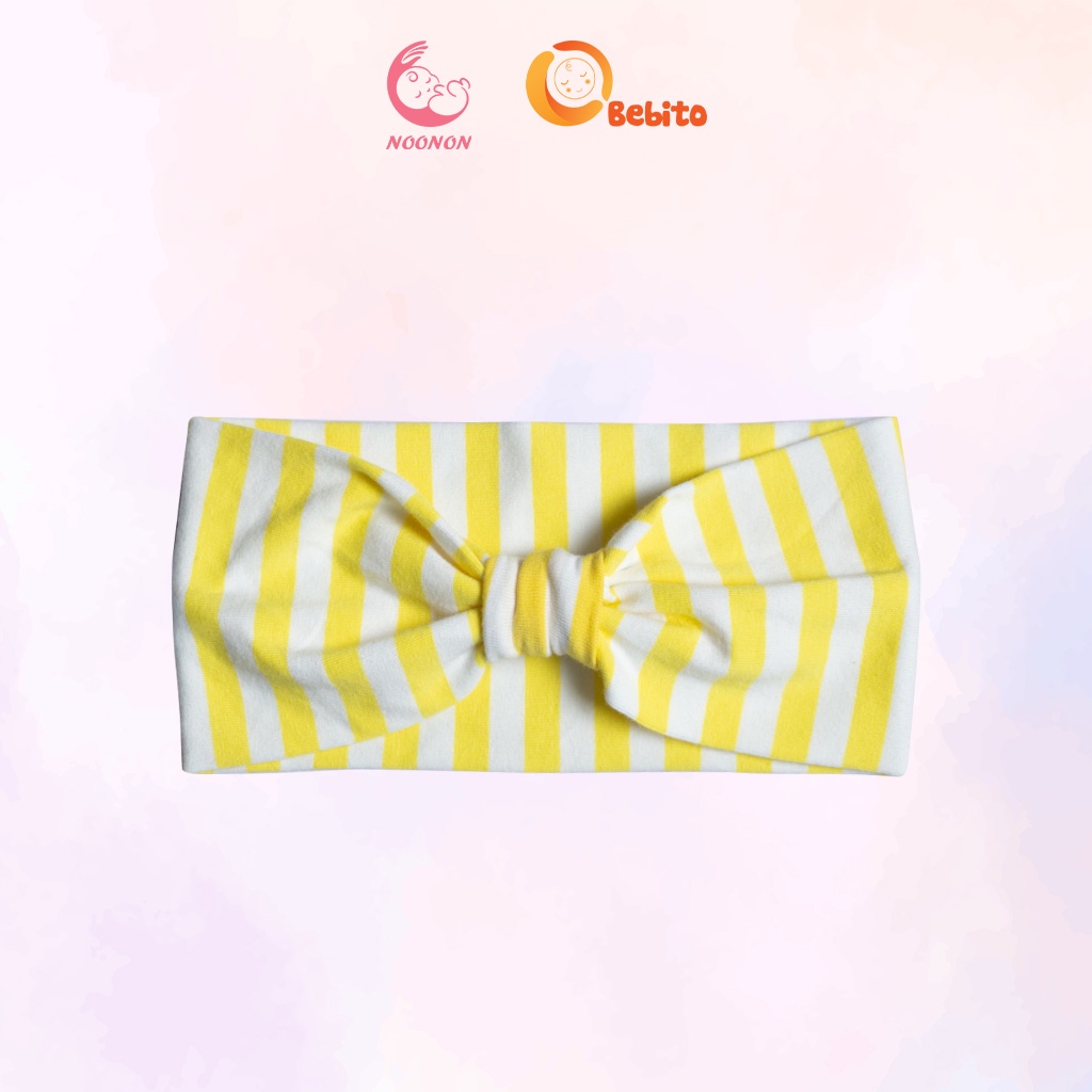 Dây Buộc TURBAN băng đô bản to cao cấp cho bé gái chát liệu vải cotton - mã TUNN07 - sp 10