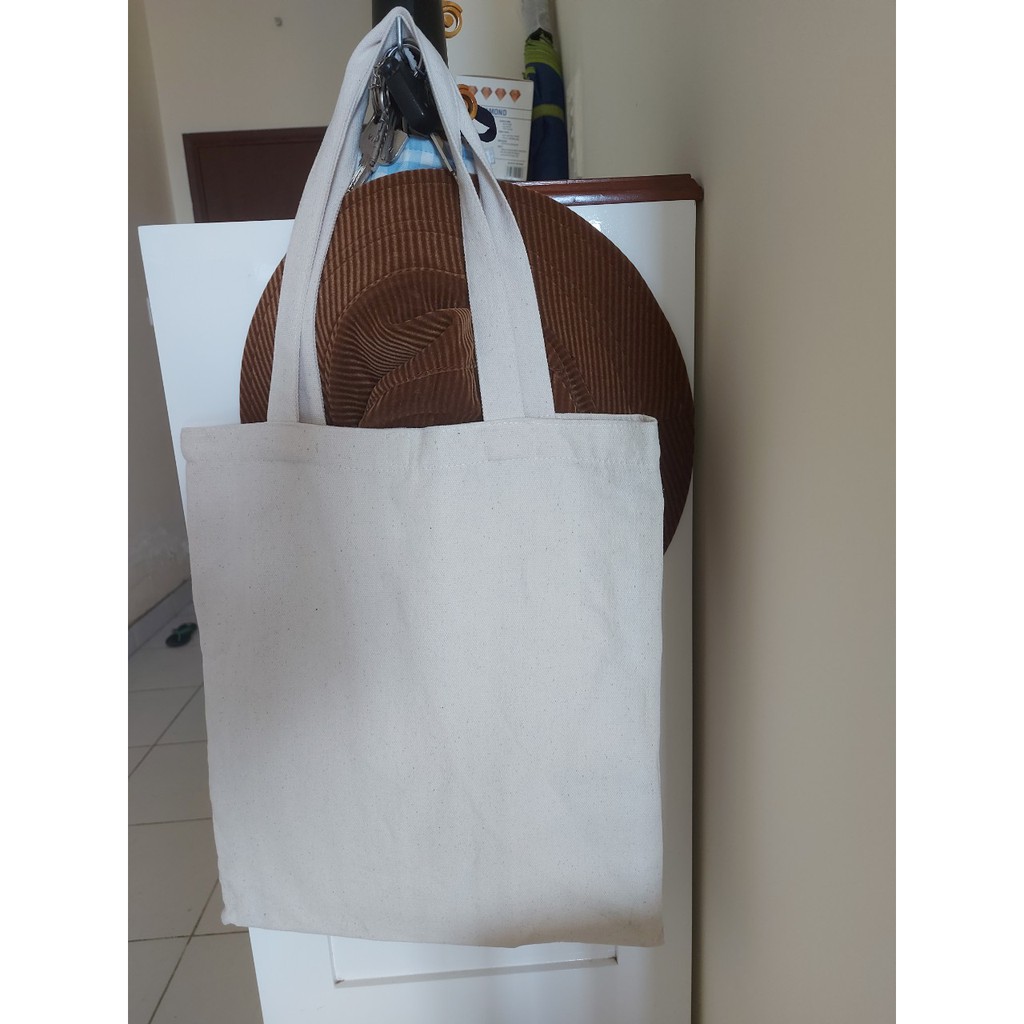 Túi xách nữ vải canvas trơn màu trắng,sử dụng túi đeo chéo đi học.