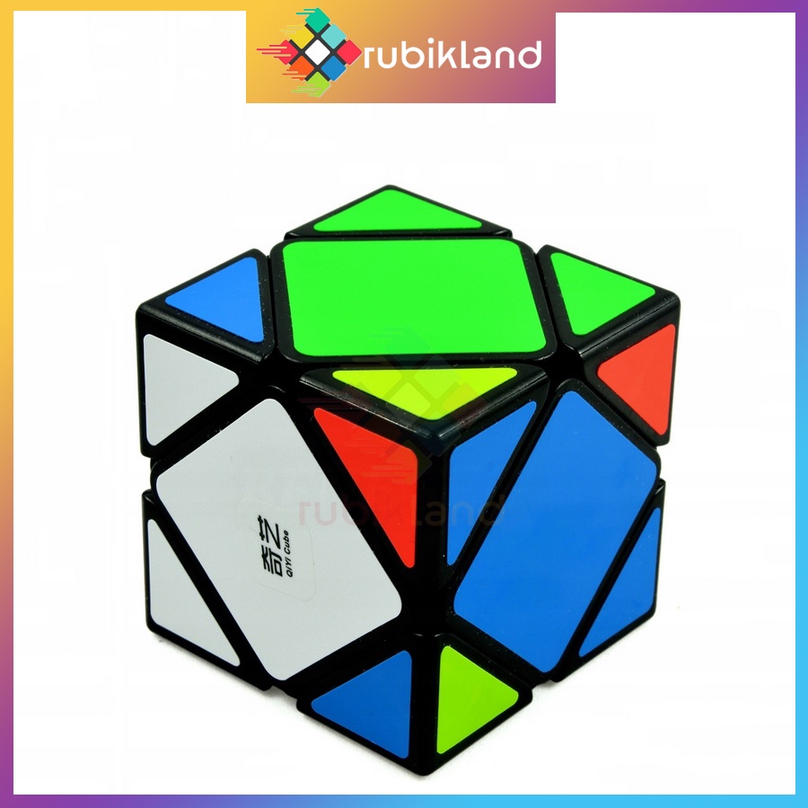 Rubik Skewb QiYi Viền Đen Rubic Biến Thể Đồ Chơi Trí Tuệ Trẻ Em