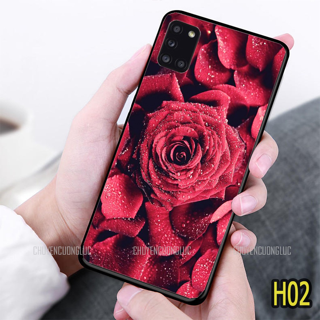 ỐP LƯNG SAMSUNG A02S - A21S - A70 - NOTE 10 LITE - A50/A50S/A30S IN HÌNH HOA LÁ