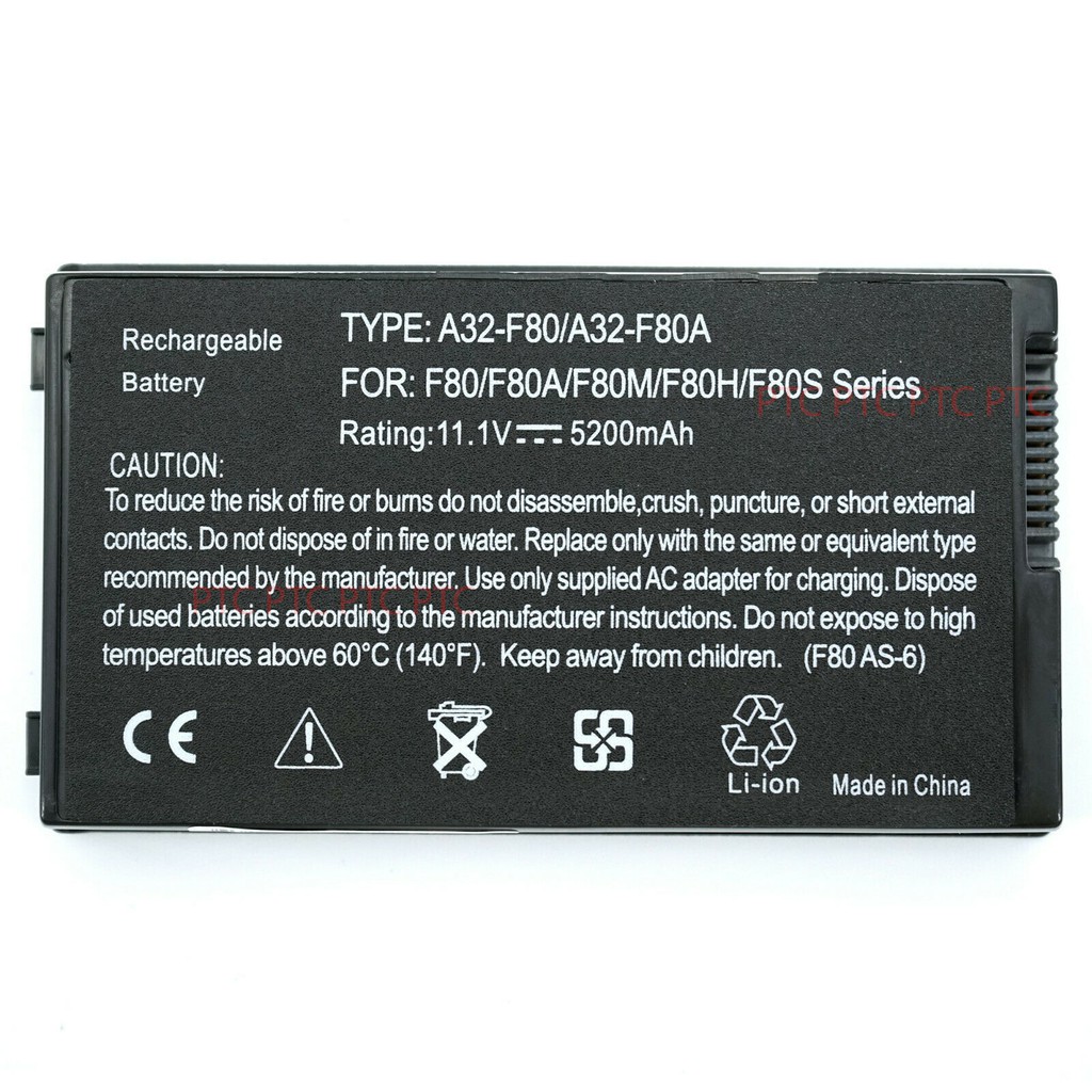 Pin Laptop Asus X87Q / F81/ F80/ N80 / X82Q/ Z99 / X88 X85 Pro61 X61 F83 X81