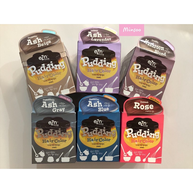 Nhuộm tóc/ Tẩy tóc Ezn Shaking Pudding màu khói sáng