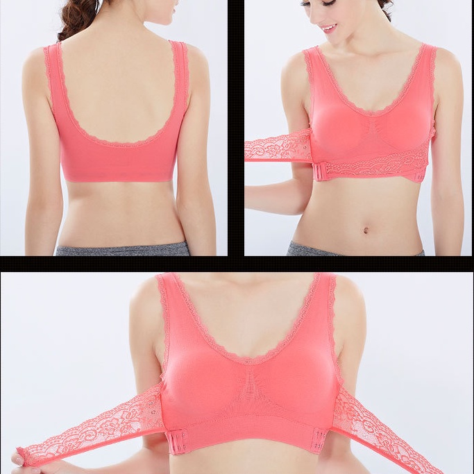 Áo Ngực Thể Thao Không Gọng Khóa Cài Bên Hông Chống Sốc Tập Yoga / Thể Dục Dành Cho Bạn Nữ
