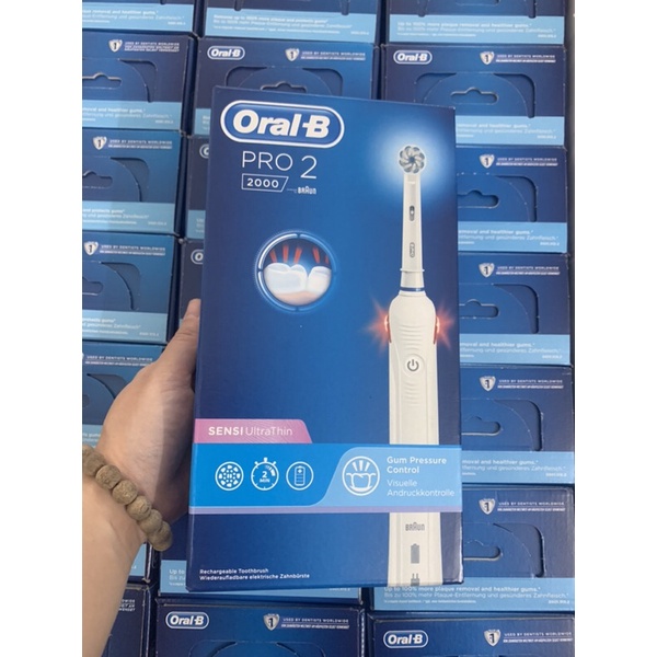 Bàn chải điện oral b pro 2 2000s hàng ĐỨC, bàn chải điện oral-B junior cho bé, pro 3 3000