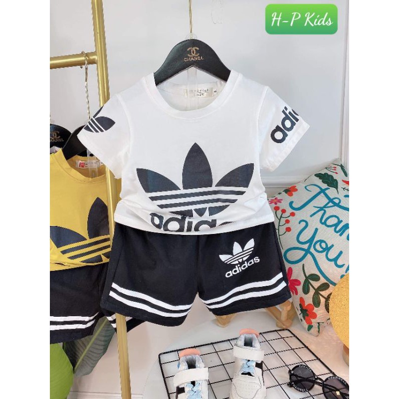Sét bộ cộc tay bé trai bé gái adidas