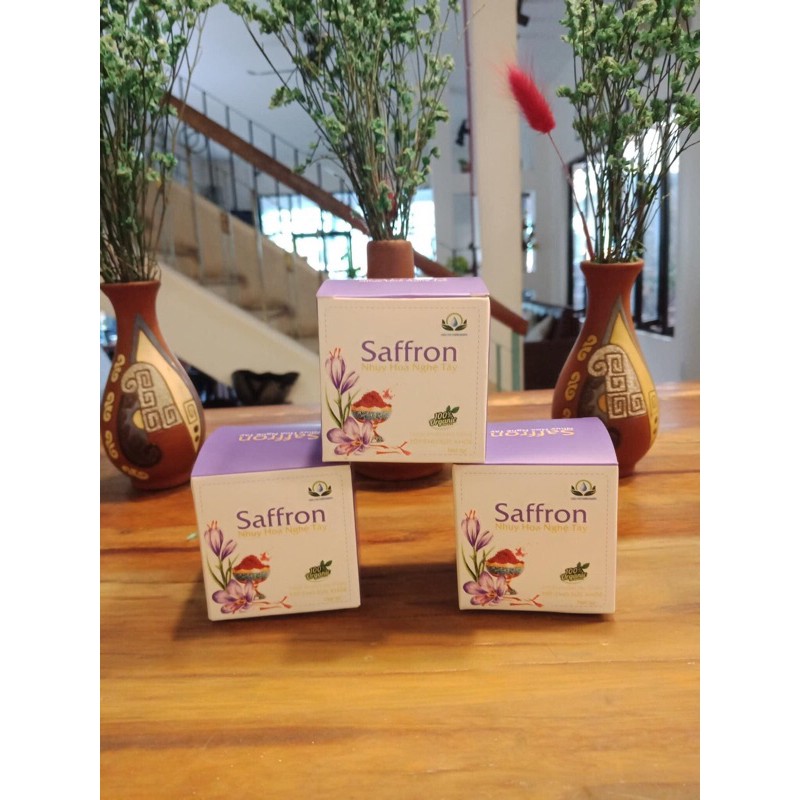 CHÍNH HÃNGSaffron-Nhuỵ Hoa Nghê Tây(tốt cho người ốm dậy,hậu covit,mất ngủ,trầm cảm..)