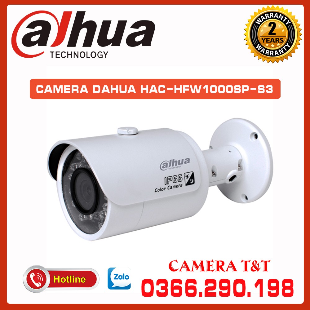 CAMERA HDCVI Dahua HAC-HFW1000SP-S3