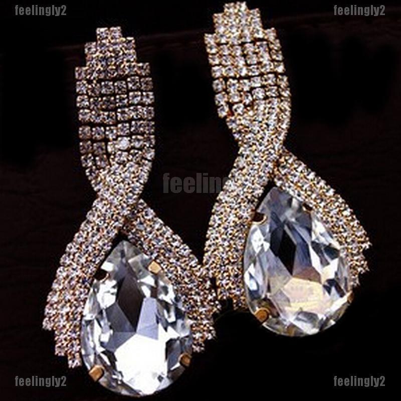 ❤Mặt Trời❤ Khuyên Tai Hình Giọt Nước Nhiều Màu Sắc Phong Cách Vintage