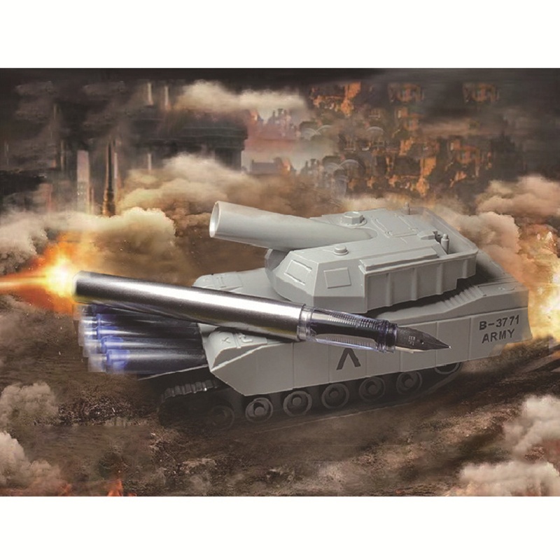 Bút Mực Hình Xe Tăng Sáng Tạo Cho Học Sinh