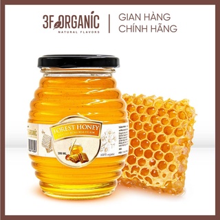Mật ong rừng nguyên chất 100% - mật ong hoa cỏ kim 350ml - 3f organic