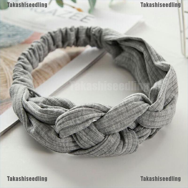 Băng Đô Màu Trơn Trang Trí Cho Bé Gái