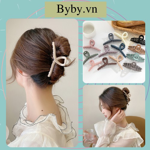 Kẹp Tóc Càng Cua Kiểu Dáng Đơn Giản Phong Cách Hàn Quốc Cho Nữ