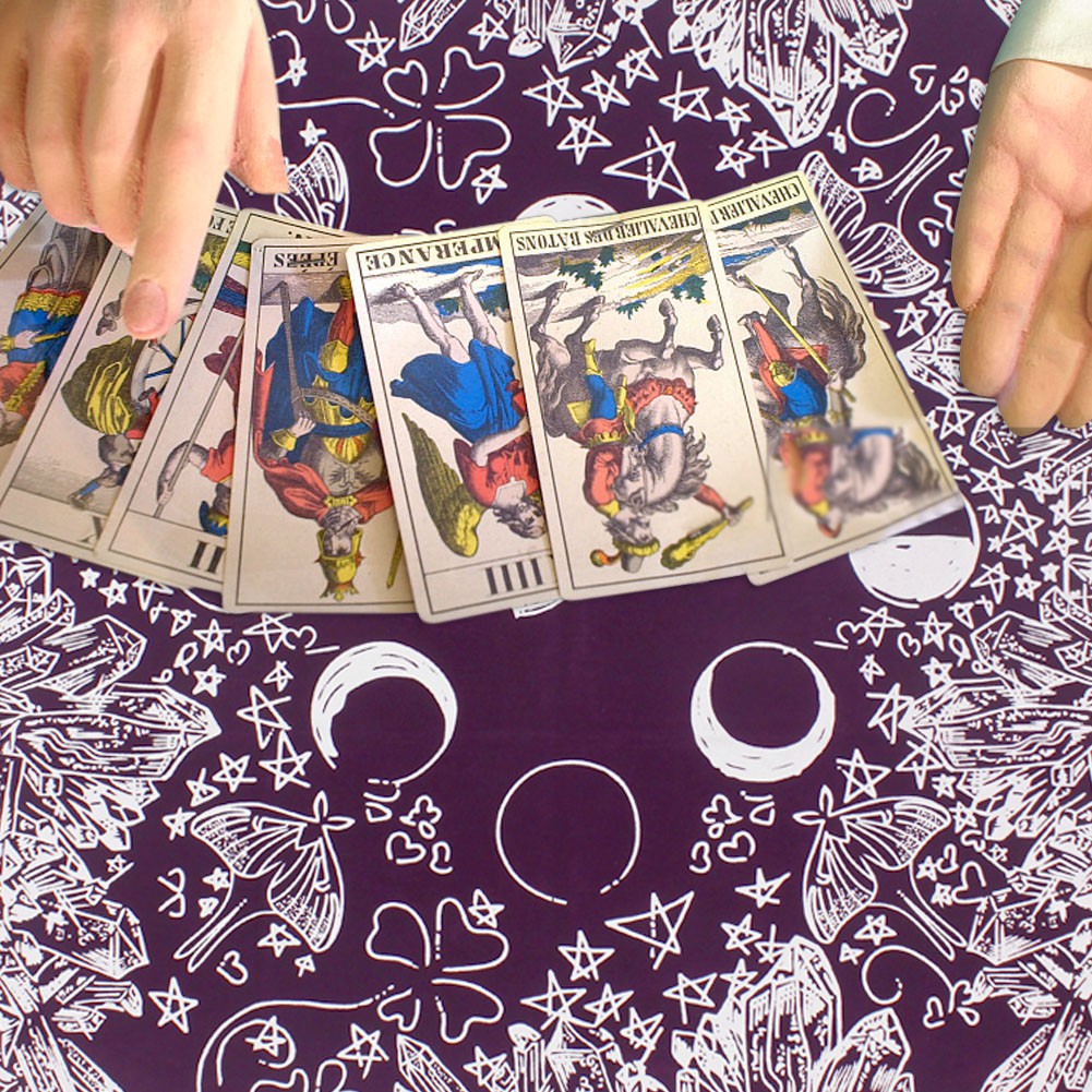 Khăn Trải Bàn Bài Tarot Kèm Túi Vải Đựng Tiện Dụng