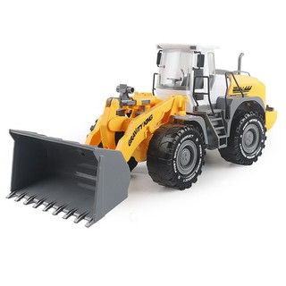 Mô hình xe máy ủi, máy xúc đất đồ chơi trẻ em