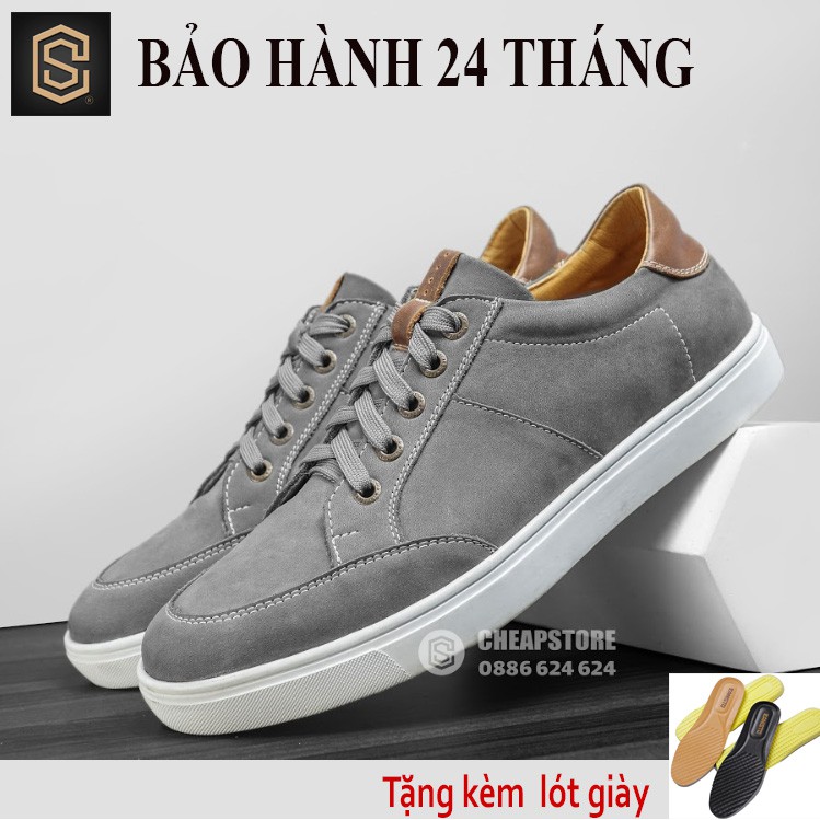 XẢ HÀNG Giày thể thao nam da bò thật nguyên tấm - Giầy sneaker cao cấp CHEAPSTORE - CS469/CS476 (bảo hành 24 tháng)