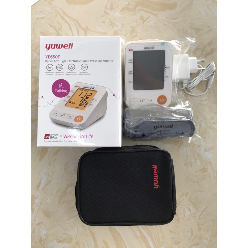 ✅ YUWELL YE650D 💖 Máy Đo Huyết Áp Có Giọng Nói Tiếng Việt Yuwell YE650D