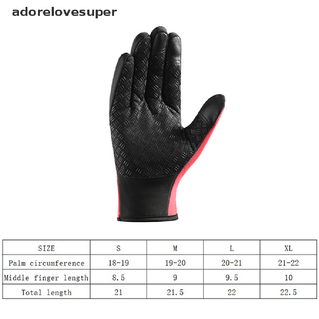 Găng Tay Lái Xe Máy Không Thấm Nước Chống Trượt Có Thể Chạm Màn Hình Cảm Ứng AD1VN