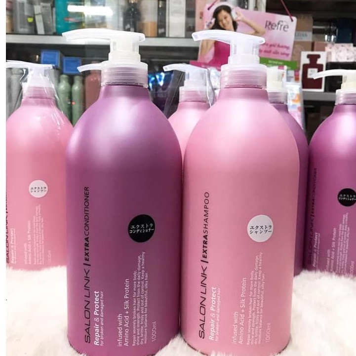 Bộ Dầu Gội Xả Salon Link Extra 1000ml Của Nhật Bản