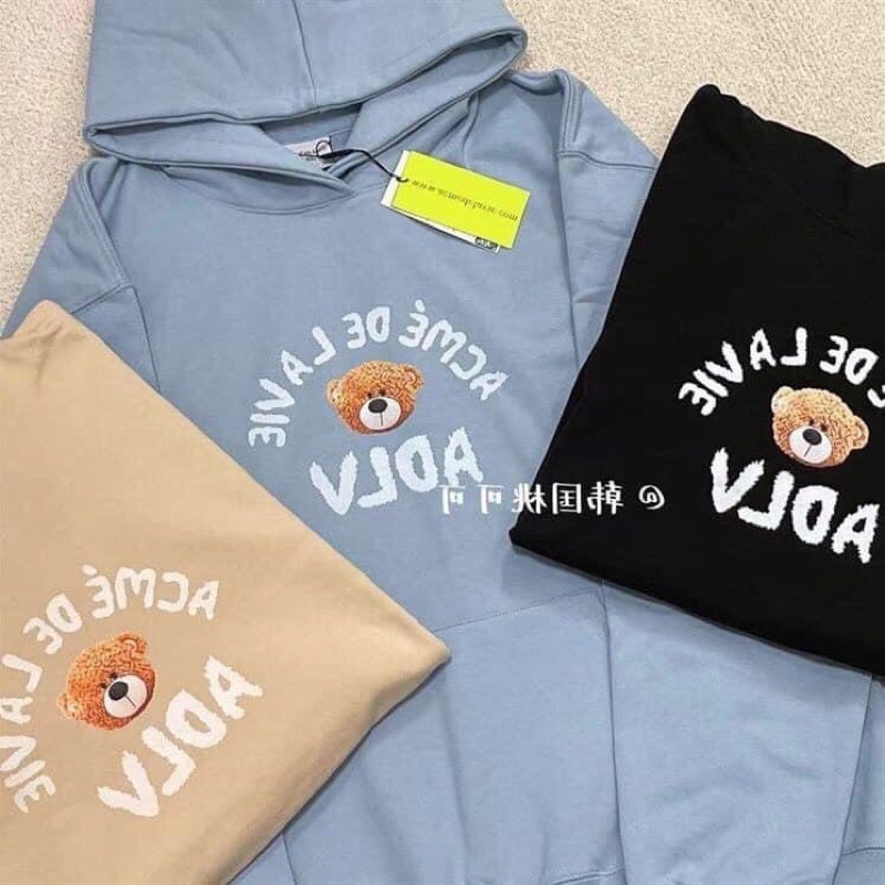 Áo HOOODIE nữ_Áo nỉ hoodie gấu đủ màu from thụng Unisex_Áo nỉ tay bồng Ulzzang(ảnh thật) | BigBuy360 - bigbuy360.vn