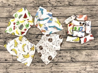 Set 10 Quần đùi cotton giấy cho bé