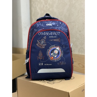 Balo uek chống gù vũ trụ cho bé tiểu học siêu nhẹ full box