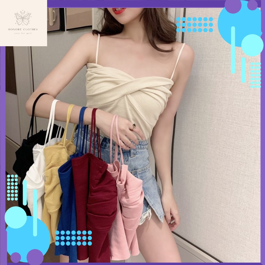 [Mã FAMAYWA giảm 10K đơn 50K] [FRESHIP-HÀNG CAO CẤP] Áo Croptop Nữ Hai Dây Siêu Đẹp Dáng Điệu Hottrend Hè 2021 | BigBuy360 - bigbuy360.vn